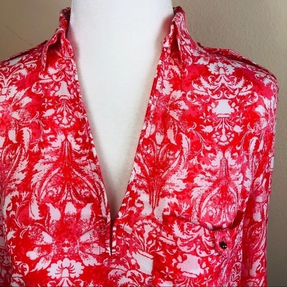 NWOT Zara Basic Viscosa Blouse Top XS/S - Picture 2 of 8